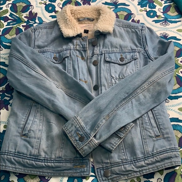 Coats | Sherpa Lined Jean Jacket | Poshmark